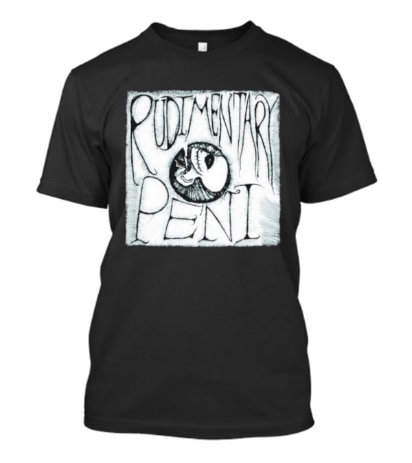 Rudimentary Peni Foetus Artwork Classic Punk Aesthetic T-Shirt