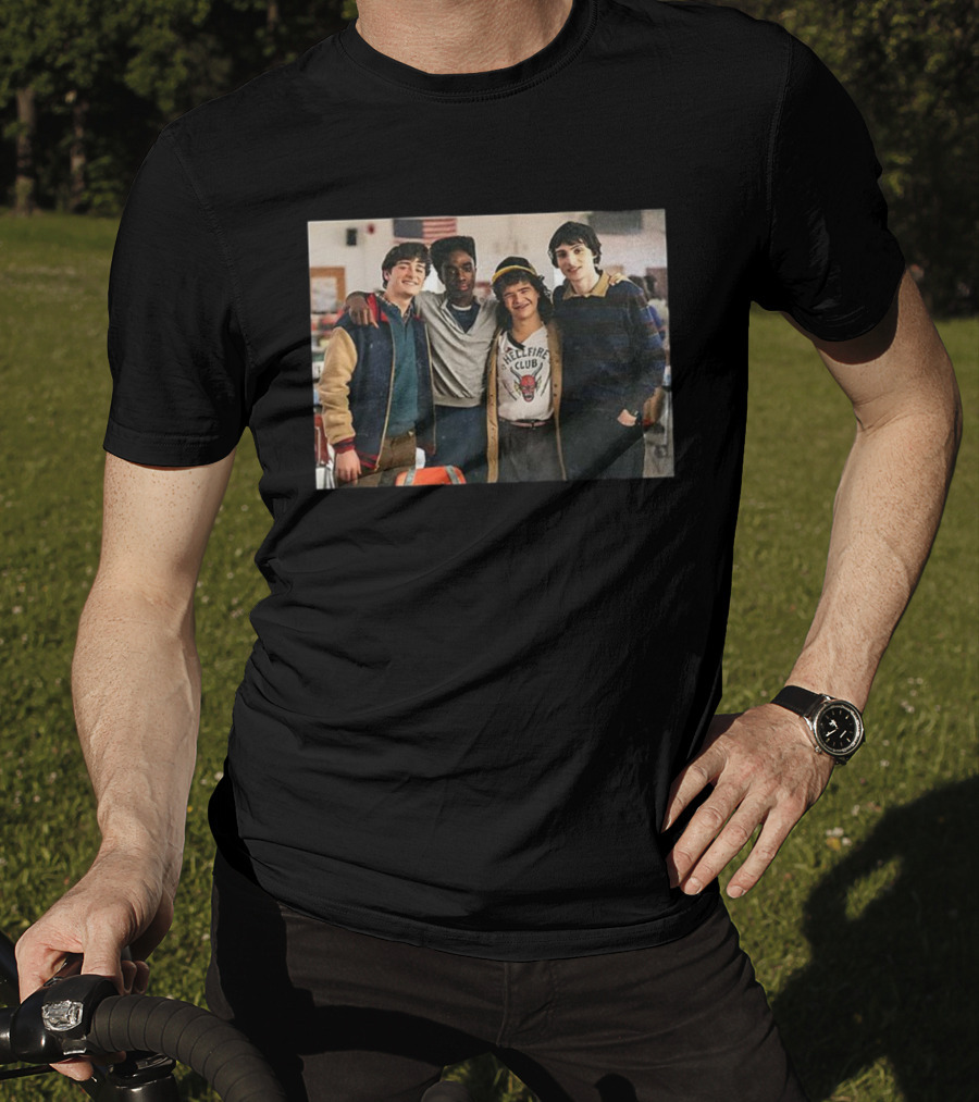 Stranger Things Will Byers Lucas Sinclair Dustin Henderson Mike Wheeler Hellfire Club The Party T-Shirt