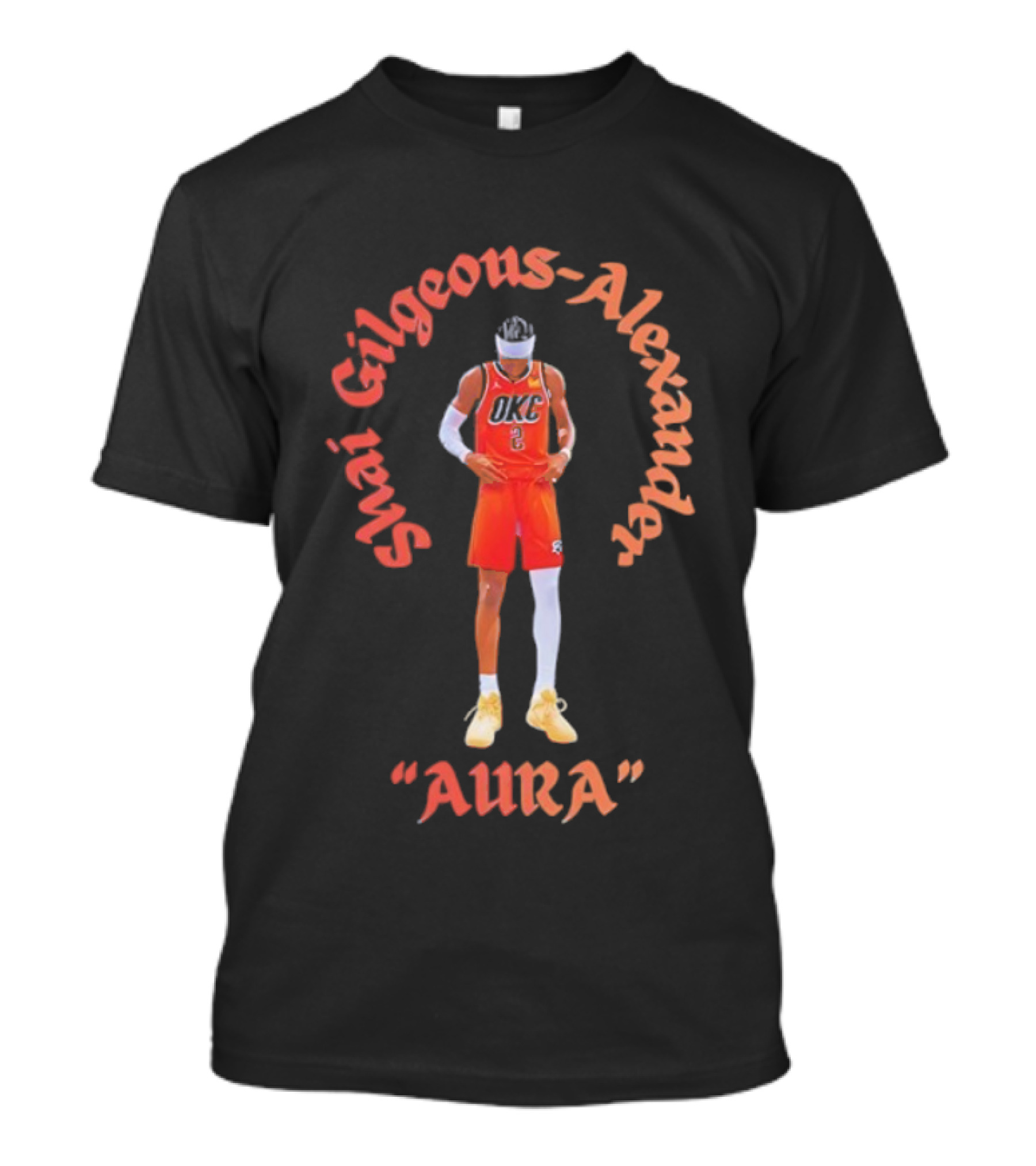 Shai Gilgeous-Alexander Aura Oklahoma City Thunder T-Shirt