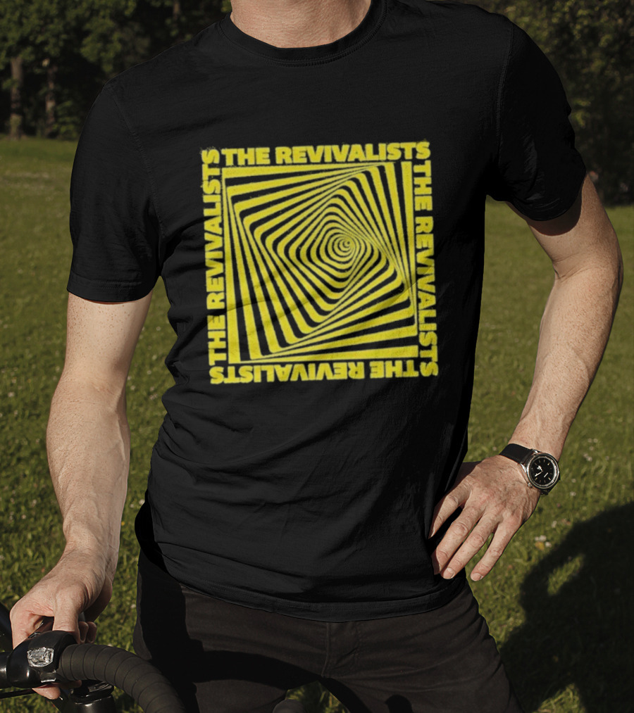 The Revivalists Hypnotic Spiral Fade Away T-Shirt