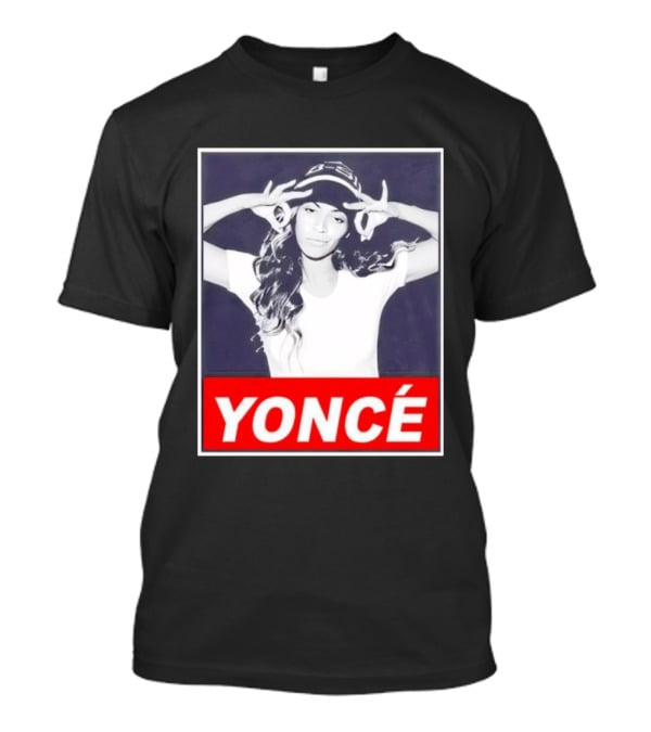 Yoncé Beyoncé Pose B★B Beanie Style T-Shirt