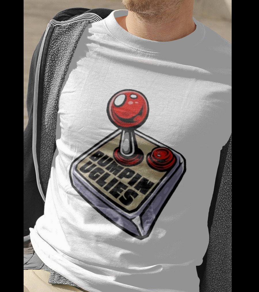 Bumpin Uglies Make It Through The Day Joystick Retro Style T-Shirt