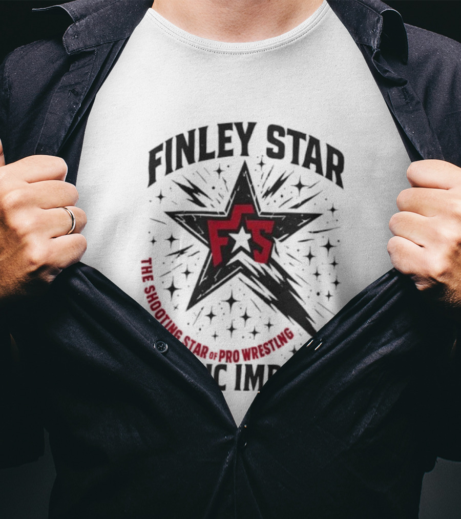 Finley Star FS The Shooting Star Of Pro Wrestling Cosmic Impact T-Shirt