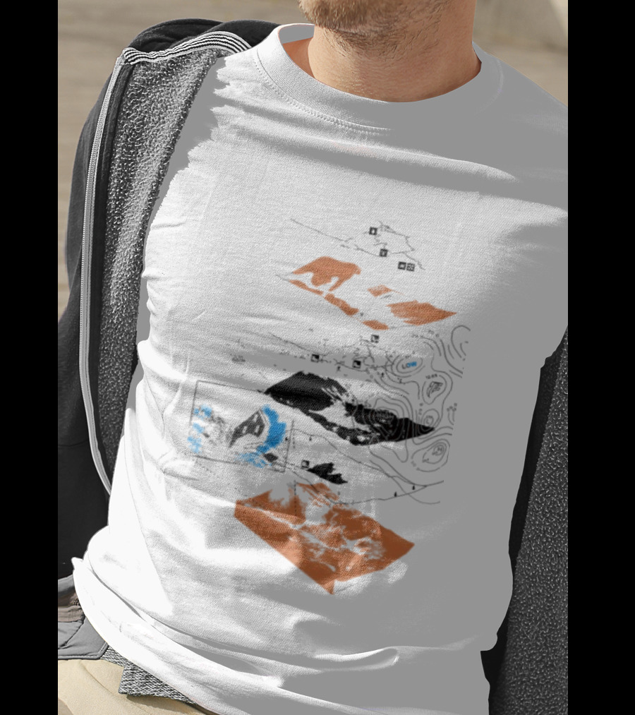 Free Finga Žemėlapis Naktinis Tikrai Užteks Ribotas Spalvos T-Shirt