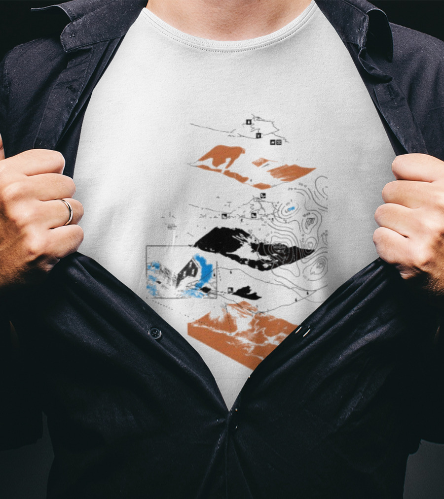 Free Finga Žemėlapis Naktinis Tikrai Užteks Ribotas Spalvos T-Shirt
