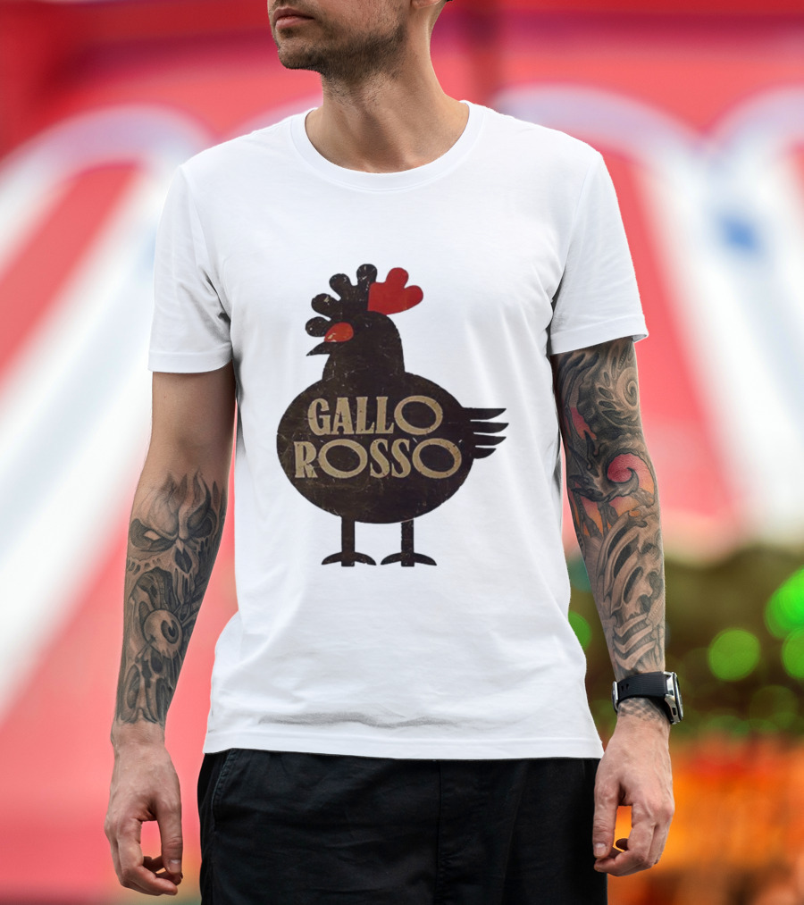 Gallo Rosso Heart Chicken T-Shirt