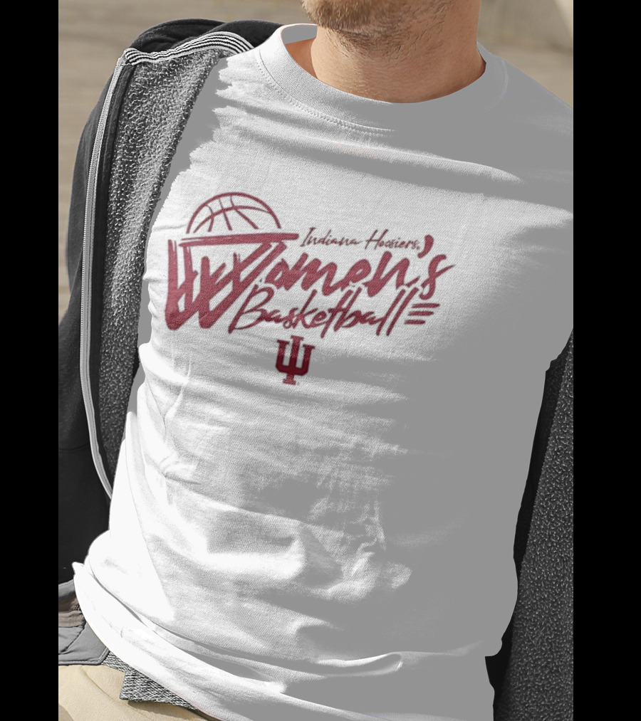 Indiana Hoosiers Women's Basketball Crewneck Pullover T-Shirt