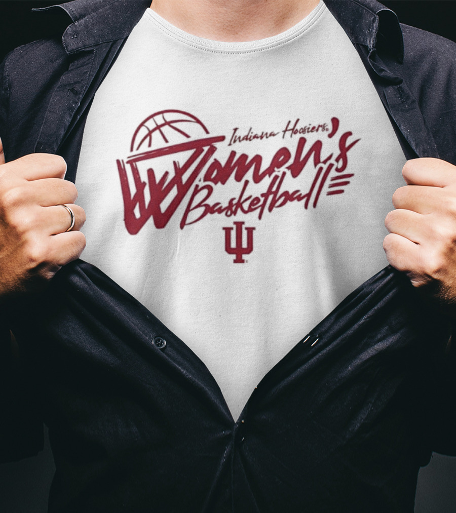 Indiana Hoosiers Women's Basketball Crewneck Pullover T-Shirt
