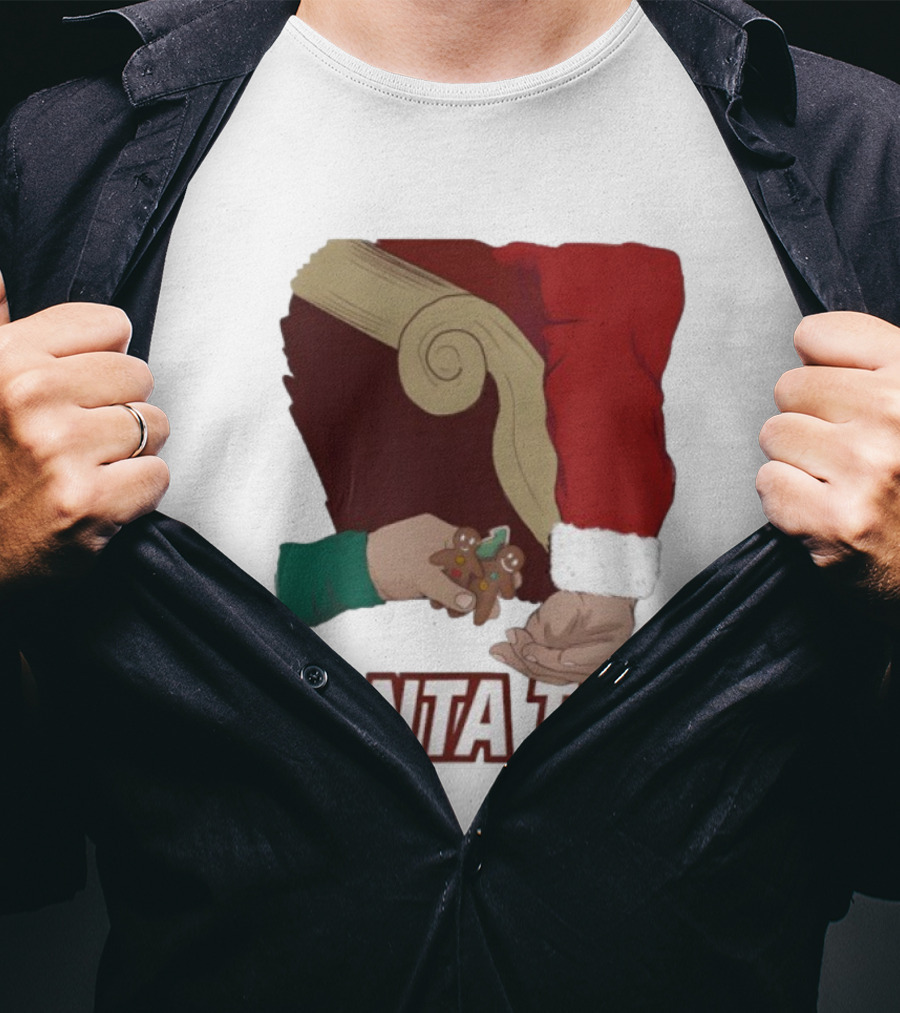 Santa Tax Christmas Humor Gingerbread Exchange T-Shirt