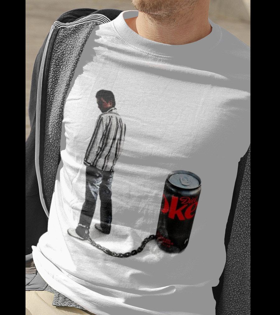 Diet Coke Freshwater Humor Tied With Chains T-Shirt