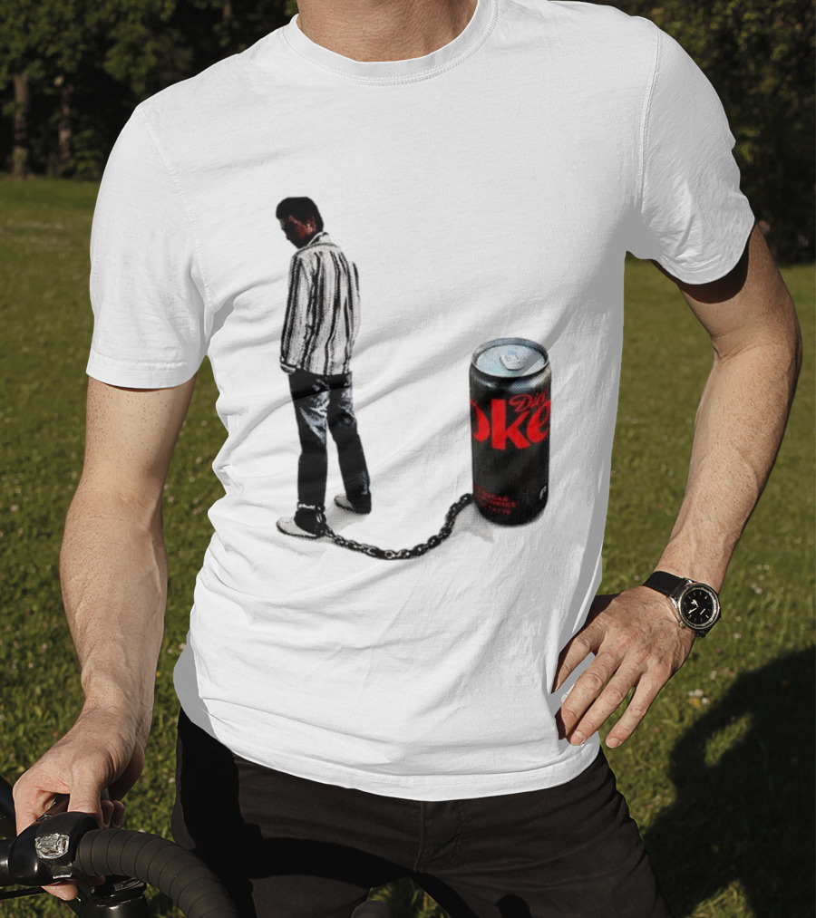 Diet Coke Freshwater Humor Tied With Chains T-Shirt