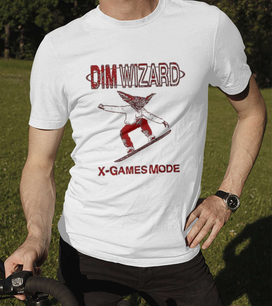 Dim Wizard Extreme Skateboarding X-Games Mode T-Shirt