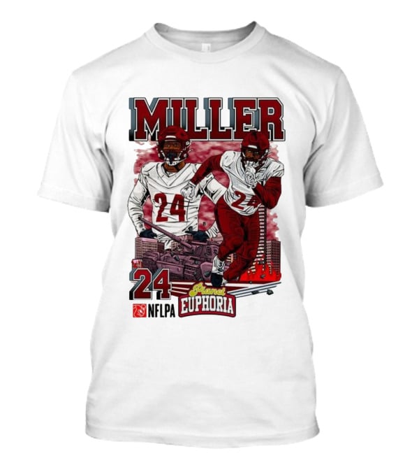 Miller 24 NFLPA Planet Euphoria Washington Commanders Tank Cartoon T-Shirt