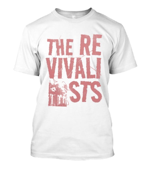 The Revivalists Bold Block Text With Building Outline T-Shirt