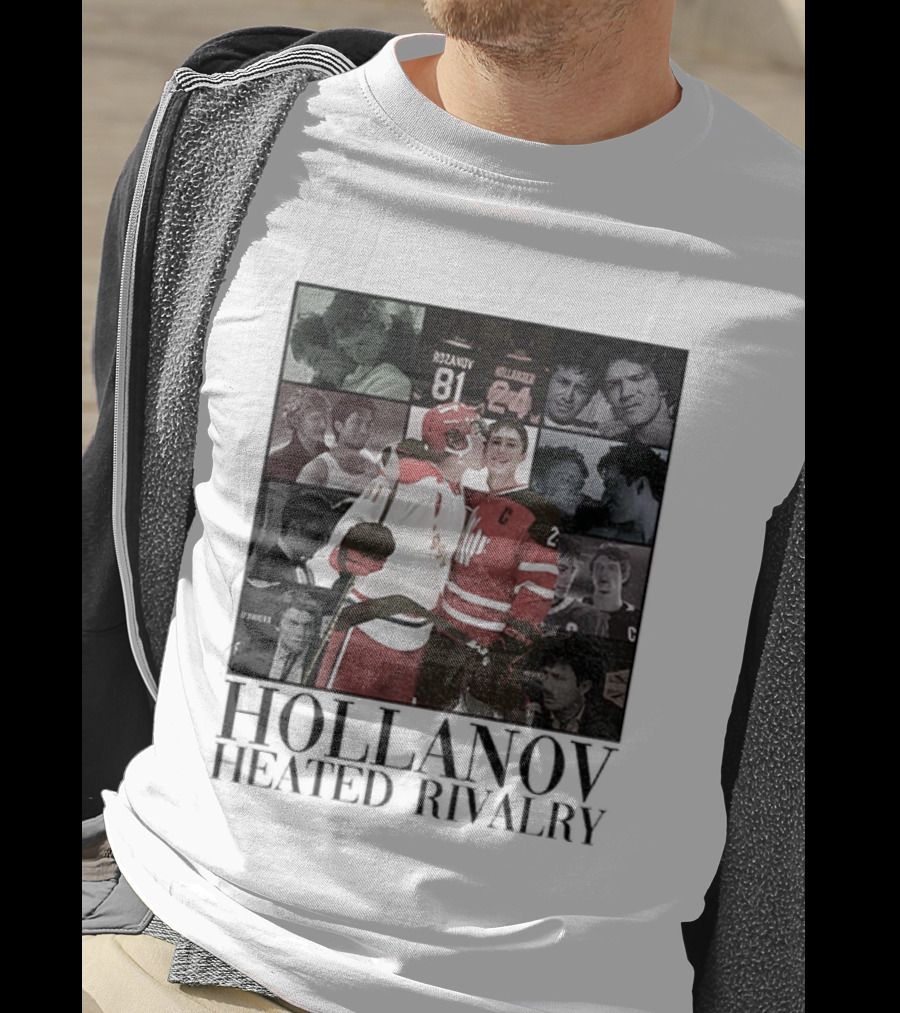 Hollanov Heated Rivalry Shane Ilya Rosanov Hollander Merry Christmas T-Shirt