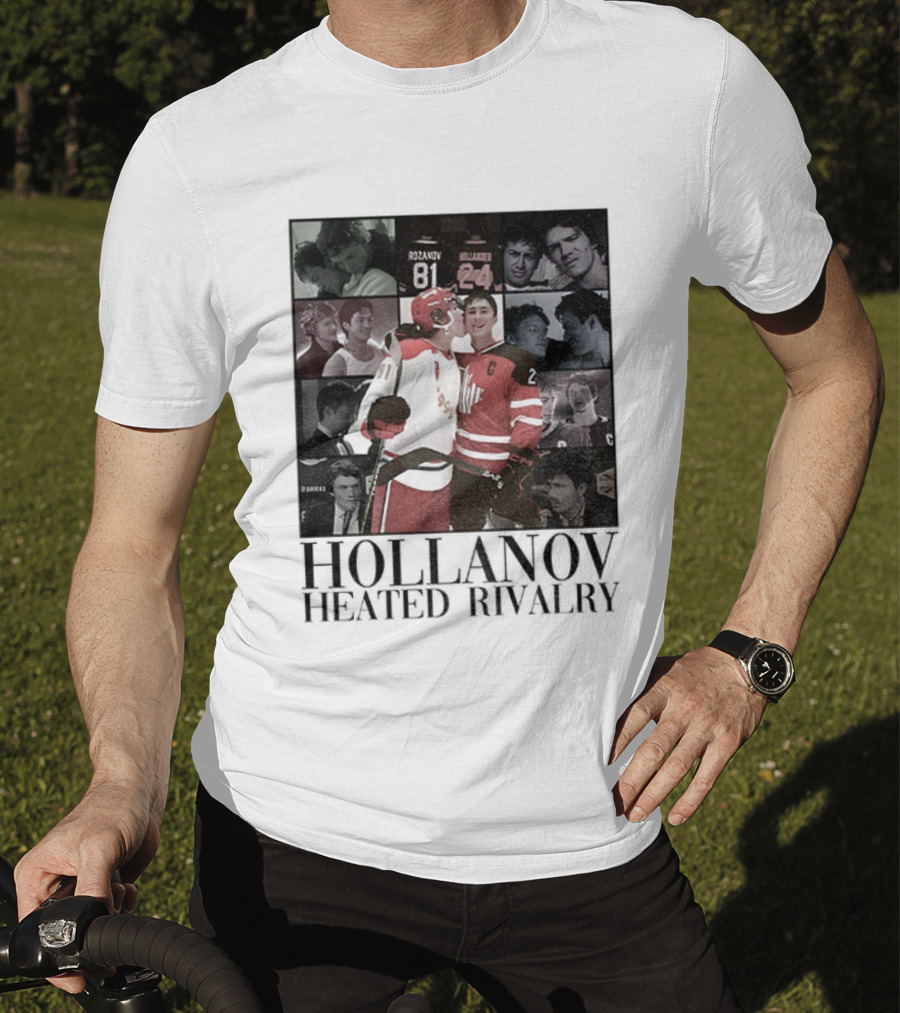 Hollanov Heated Rivalry Shane Ilya Rosanov Hollander Merry Christmas T-Shirt