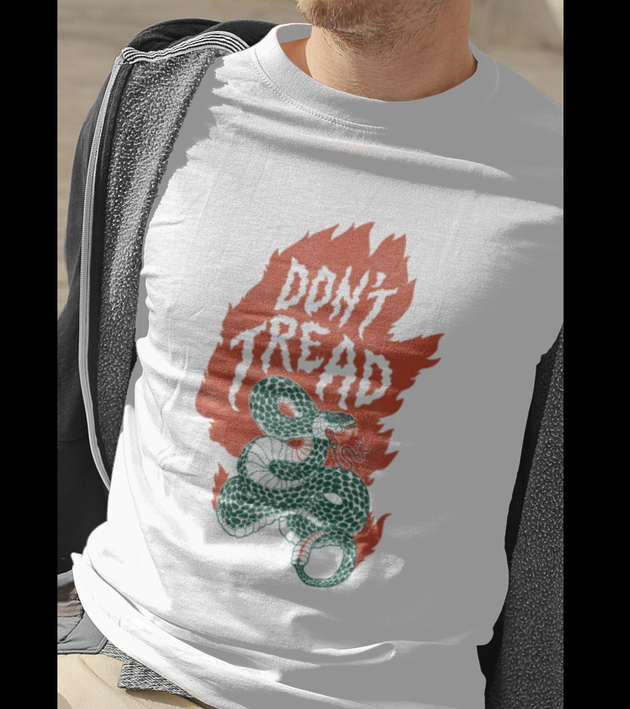 Don’t Tread Green Snake Flame T-Shirt