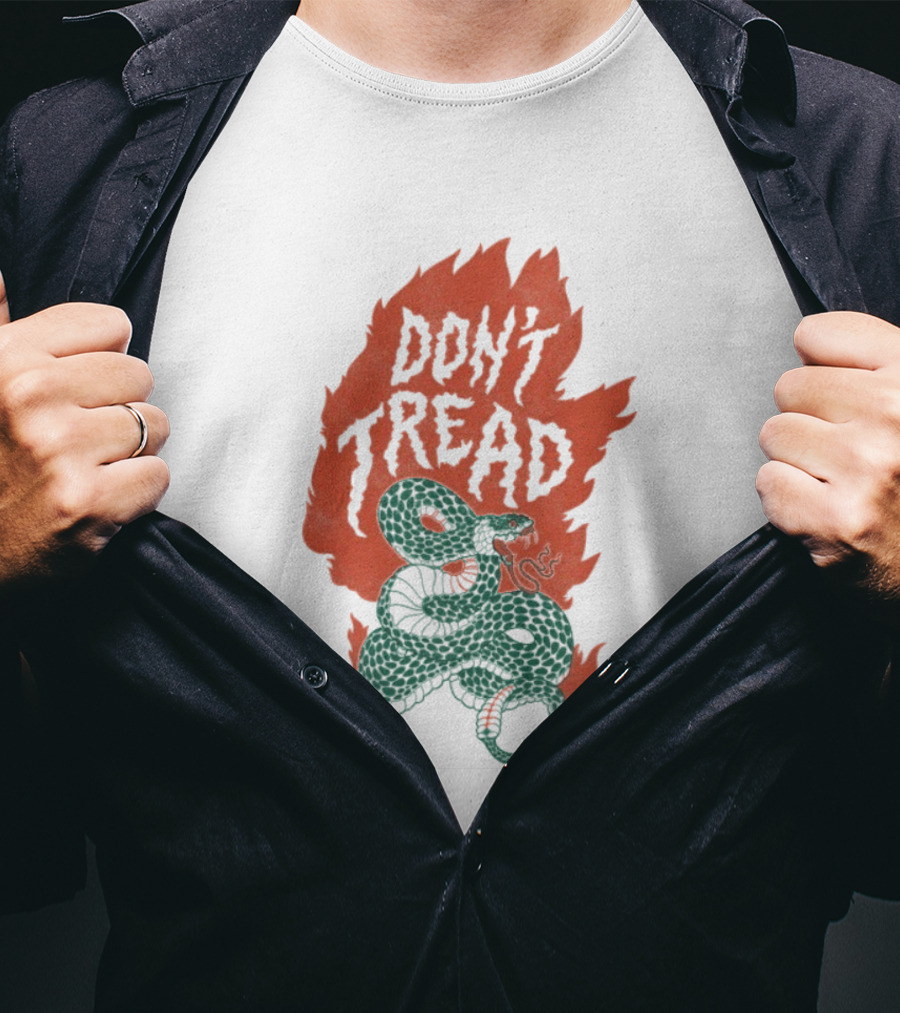 Don’t Tread Green Snake Flame T-Shirt