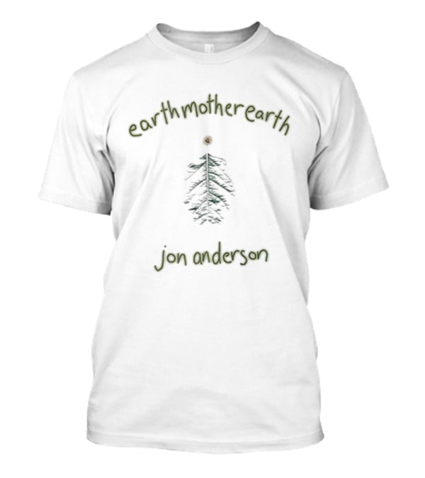 Earth Mother Earth Jon Anderson Tree Motif T-Shirt