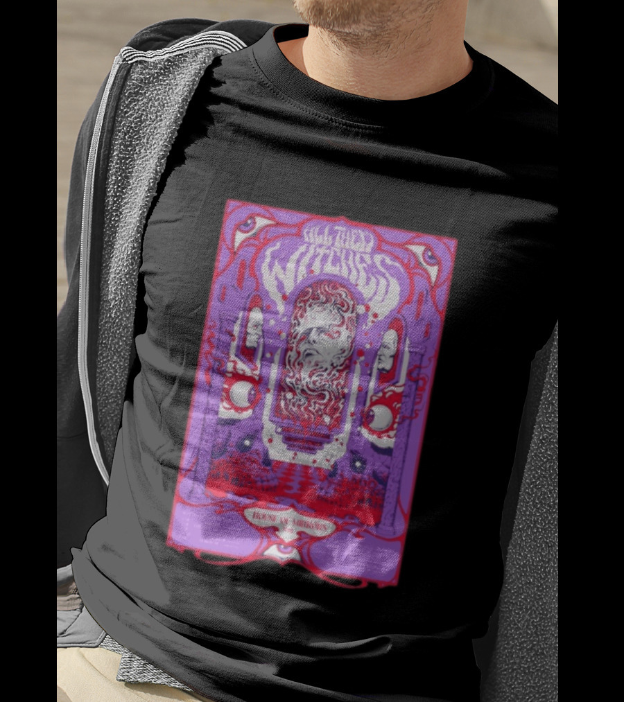 All Them Witches House Of Mirrors 2026 Spring Tour Dates Red Purple Psychedelic T-Shirt
