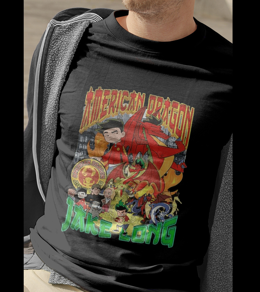 American Dragon Jake Long Disney Characters Cartoon Series Fan Favorite T-Shirt