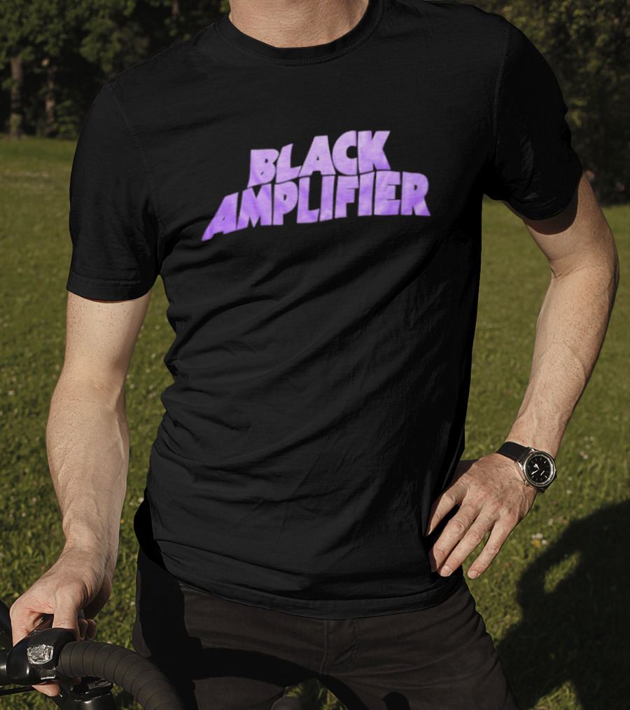 Black Amplifier Purple T-Shirt