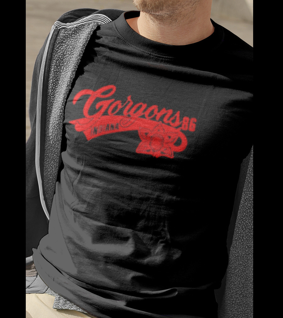 Gorgons 86 Indiana Red Flower T-Shirt