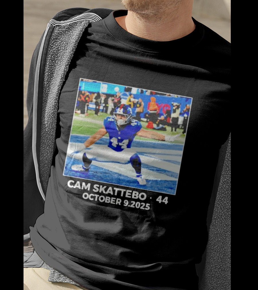 Cam Skattebo 44 October 9 2025 Football Action T-Shirt