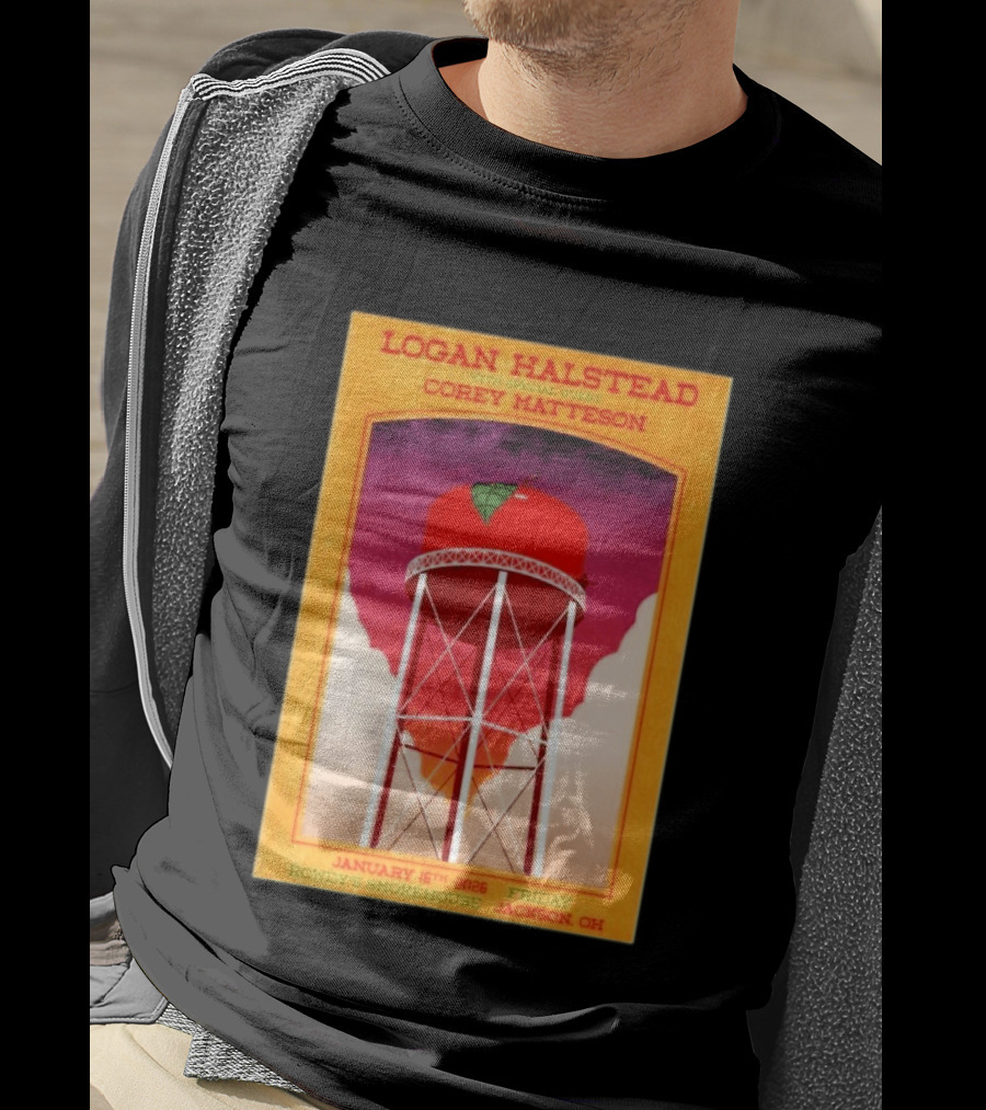 Logan Halstead Corey Matteson Rowdy's Smokehouse Jackson Ohio January 16 2026 T-Shirt