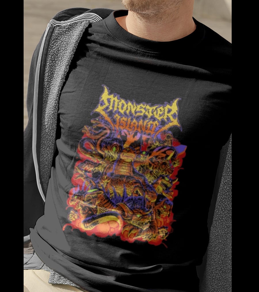 Monster Island Metalcropolis Godzilla Kaiju Battle T-Shirt