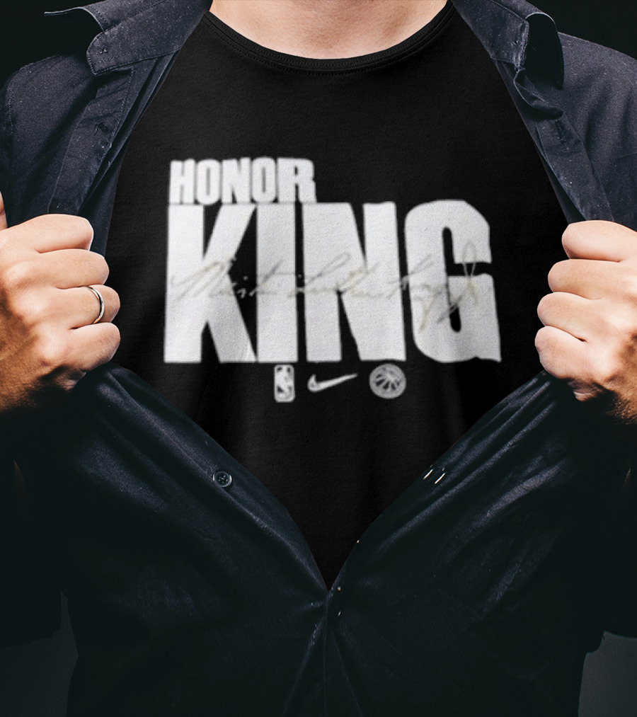 Nike Golden State Warriors Honor The King Martin Luther King Jr NBA T-Shirt