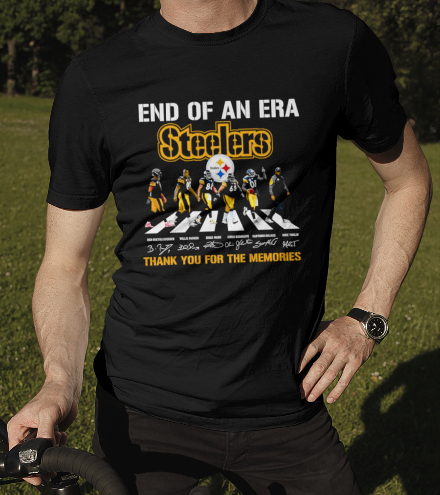 End Of An Era Steelers Thank You For The Memories T-Shirt