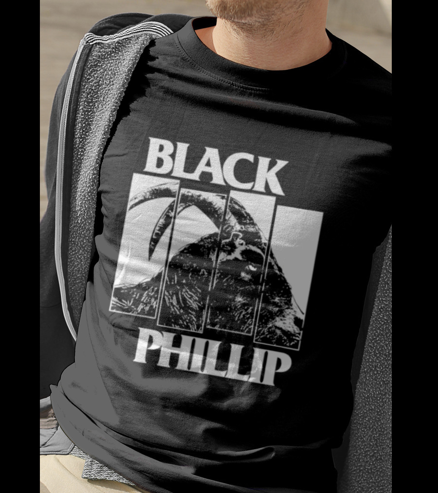 Black Phillip The Witch Goat Black Flag T-Shirt