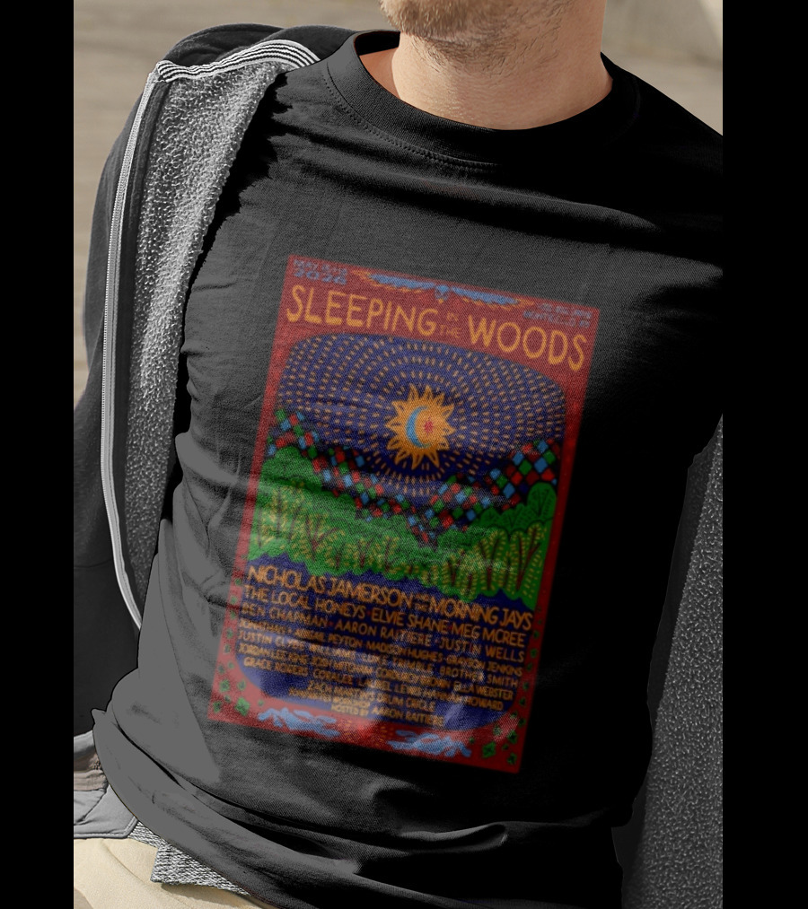 May 15 16 2026 Sleeping In The Woods Festival Monticello KY Nicholas Jamerson The Morning Jays Elvie Shane Meg McRee T-Shirt