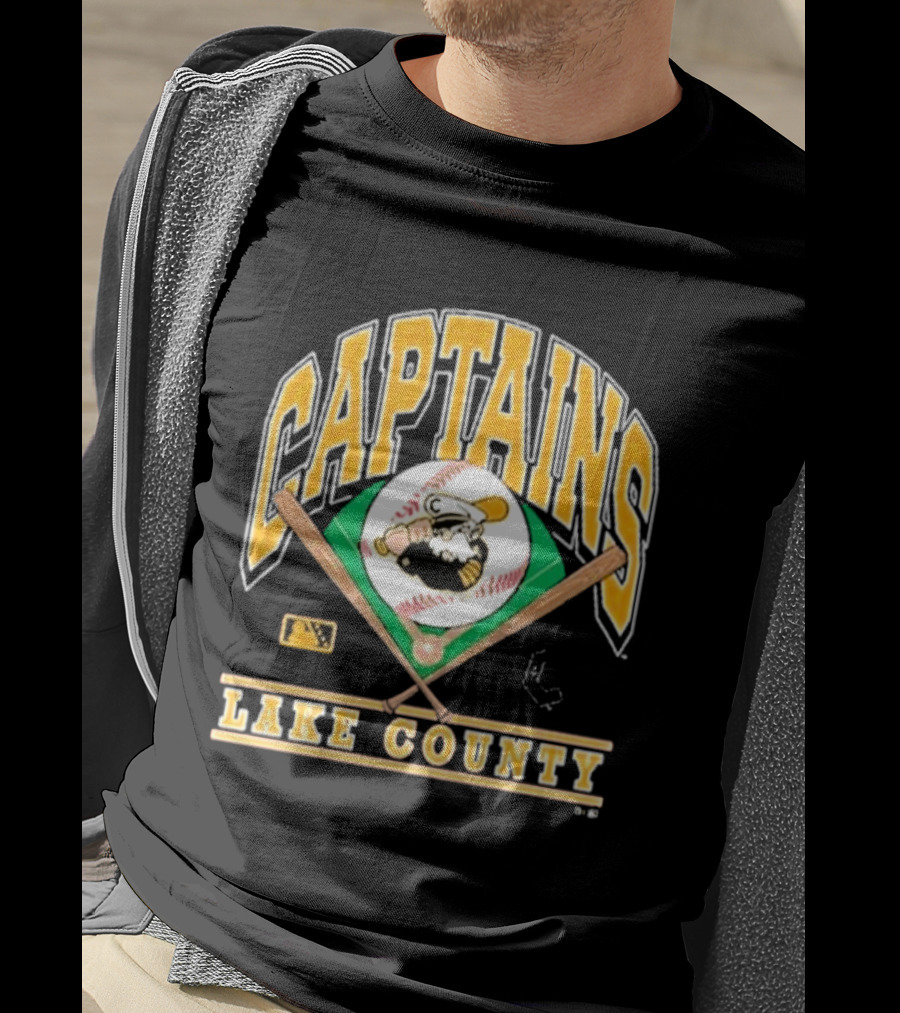 Lake County Captains Baseball Summit Sportswear MLB Team Merchandise T-Shirt