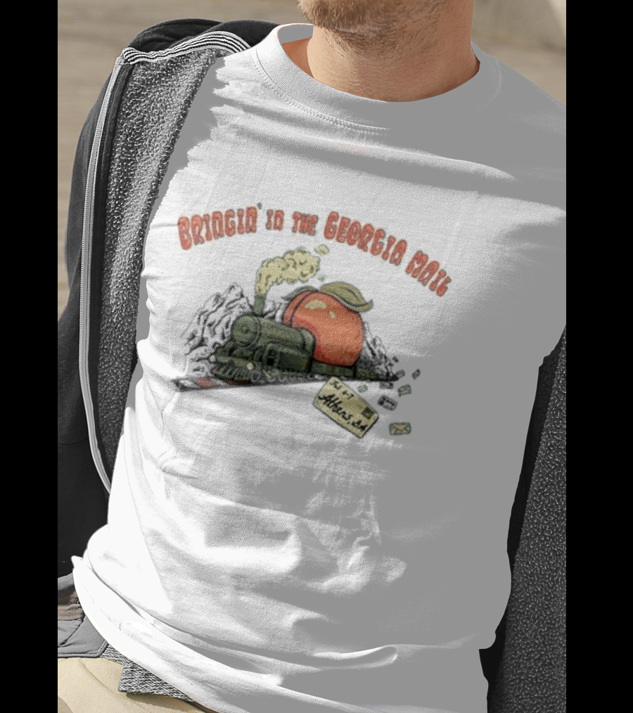 Bringing In The Georgia Mail Train Peach Athens T-Shirt