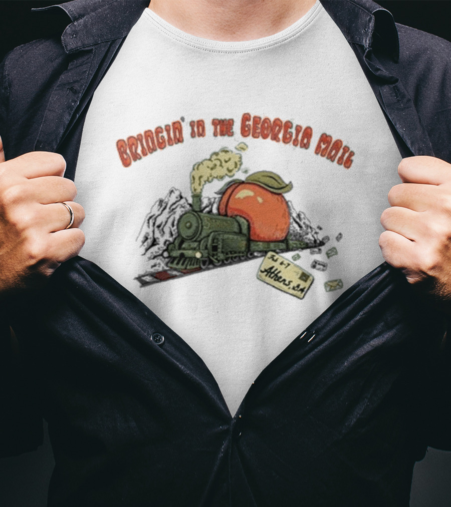 Bringing In The Georgia Mail Train Peach Athens T-Shirt