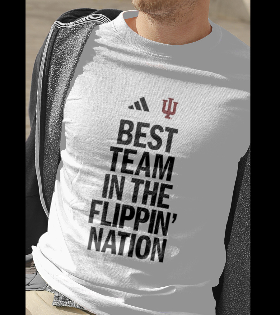 Adidas Indiana Hoosiers Best Team In The Flippin' Nation IU T-Shirt