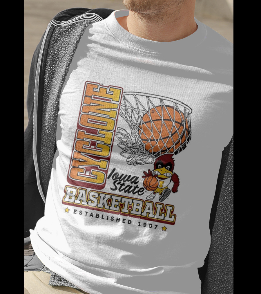 Iowa State Cyclones Basketball Est 1907 Vintage Cyclone T-Shirt