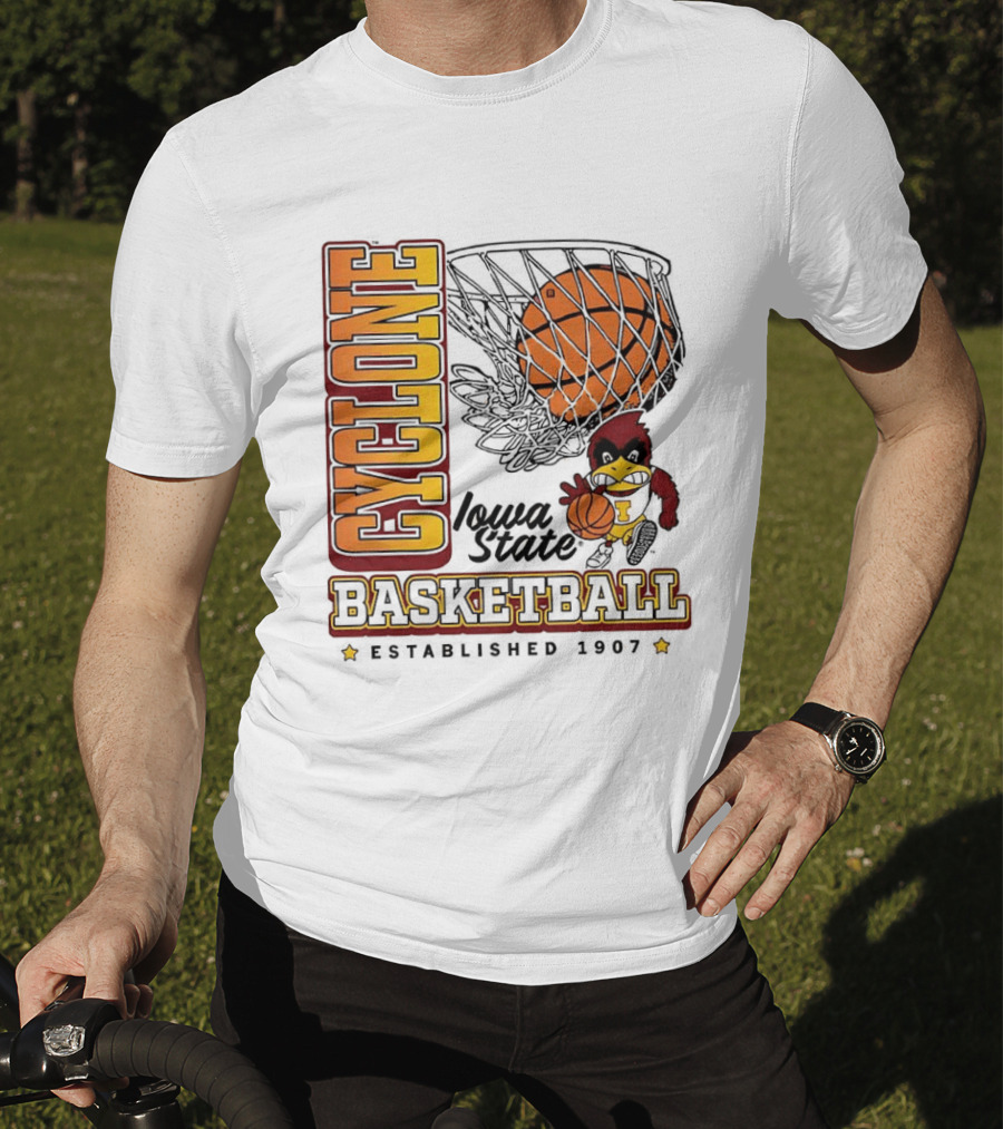 Iowa State Cyclones Basketball Est 1907 Vintage Cyclone T-Shirt