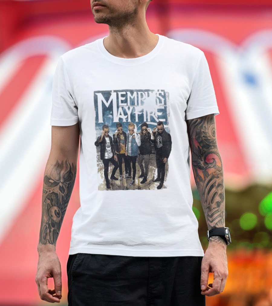 Memphis May Fire Band Sunglasses T-Shirt