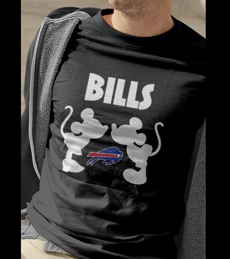 Buffalo Bills Mickey Mouse Valentine Day Together 20 T-Shirt