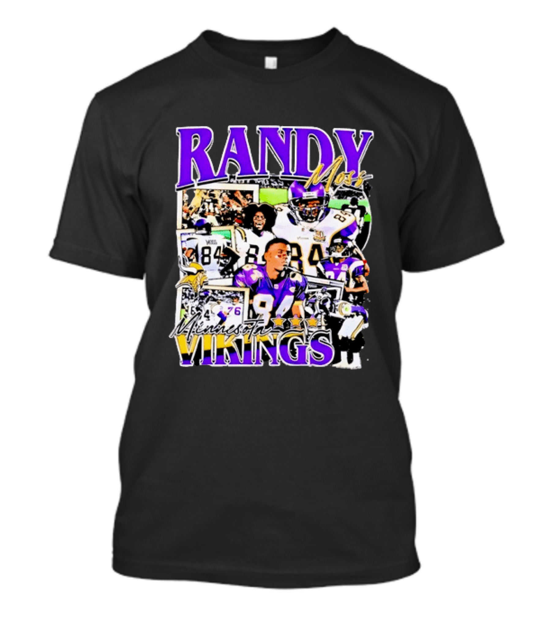 Randy Moss Minnesota Vikings 84 Star Legend NFL Football T-Shirt