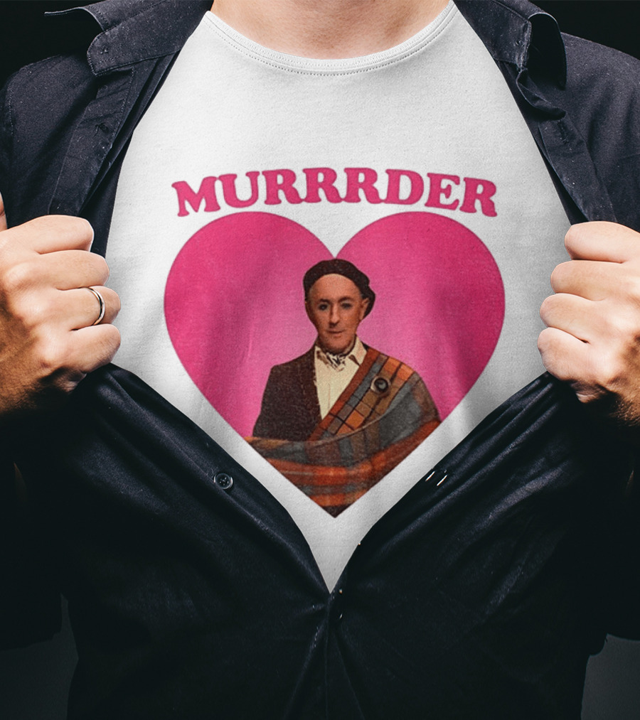 Alan Cumming Murrrder Heart Pink Love The Traitors TV Show T-Shirt