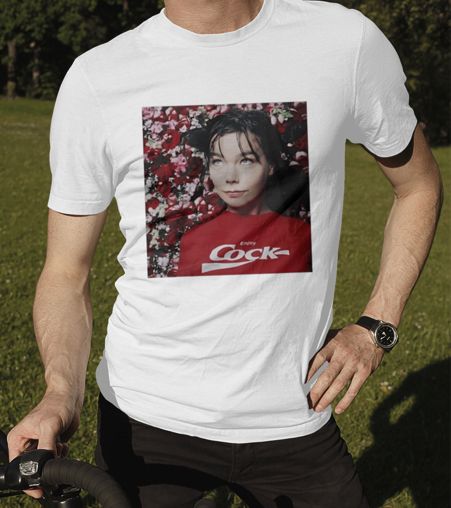 Bjork Enjoy Cock Vintage Inspired 2023 Floral T-Shirt