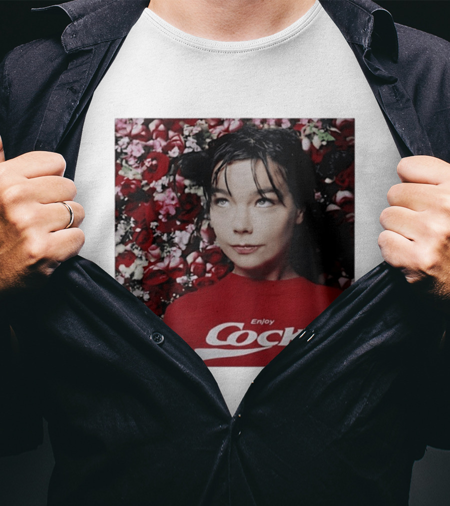Bjork Enjoy Cock Vintage Inspired 2023 Floral T-Shirt