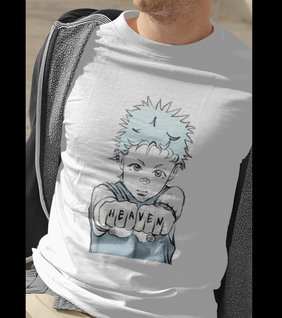 Fist Boy Heaven Tattoo Punch Anime T-Shirt