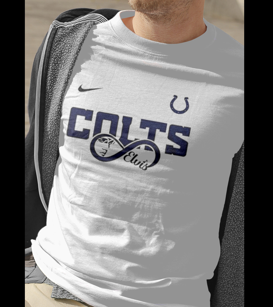 Nike Indianapolis Colts Elvis Presley Infinity Colts T-Shirt