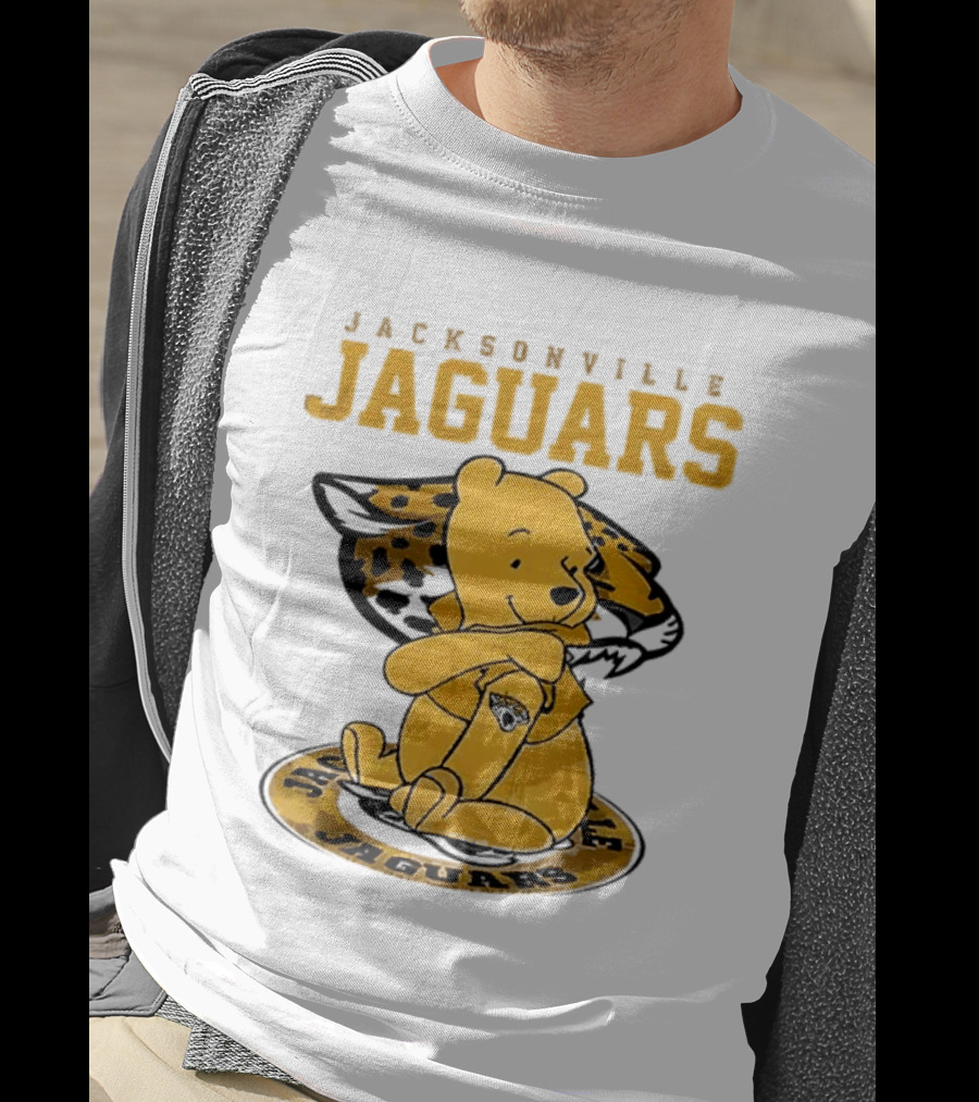 Jacksonville Jaguars Winnie The Pooh 100th Anniversary Collaboration T-Shirt