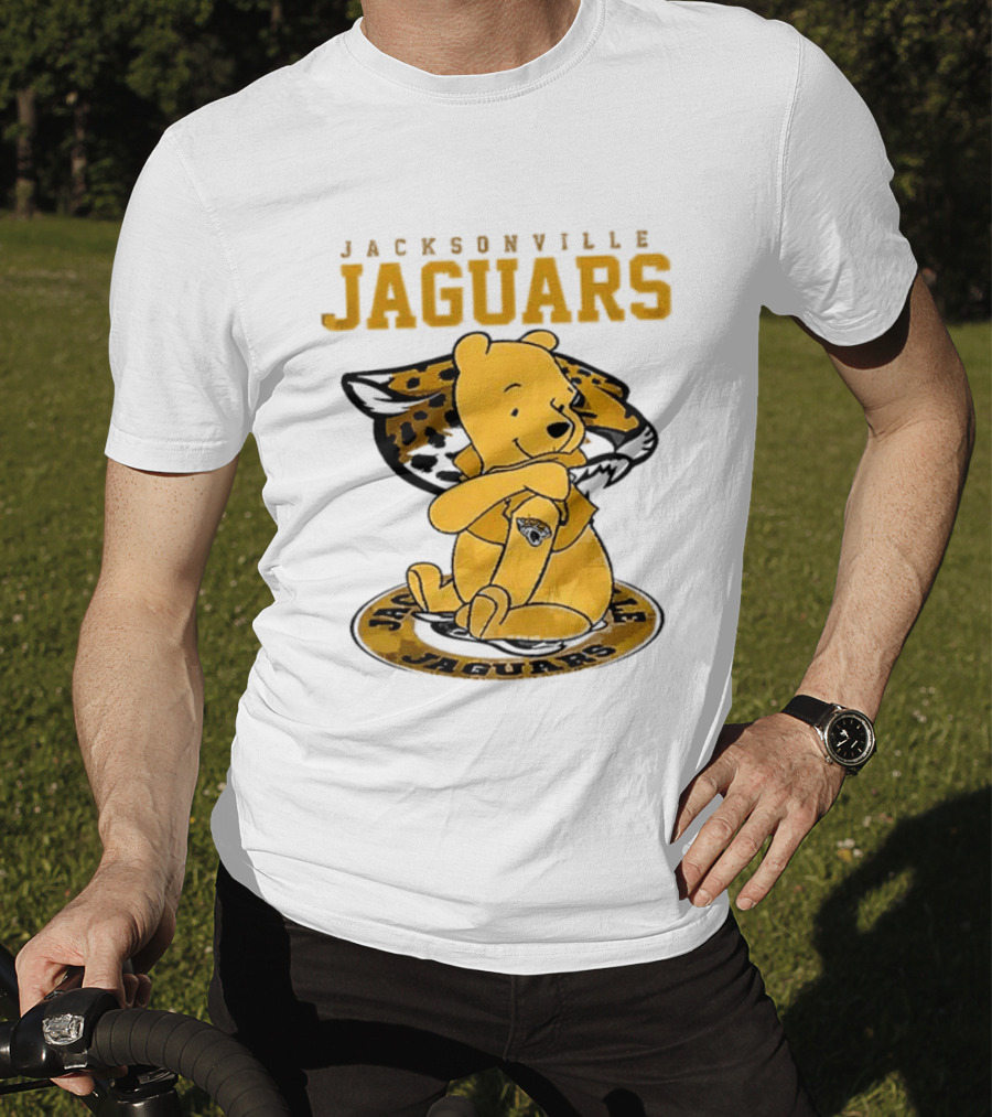 Jacksonville Jaguars Winnie The Pooh 100th Anniversary Collaboration T-Shirt